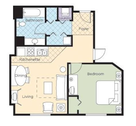 Wyndham Grand Desert 1 Bedroom Suite Floor Plan - floorplans.click