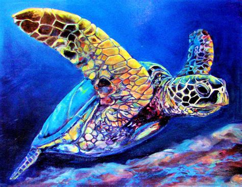 3D Sea Turtle Wall Art - Sea Turtle Frolic Coastal Wall Art