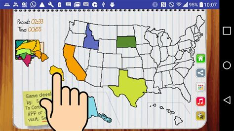 USA MAP 50 States Puzzle Game - Android Apps on Google Play