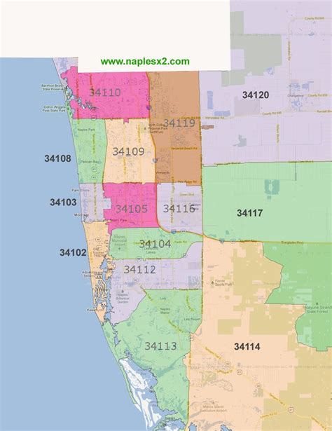 Printable Map Of Naples Florida