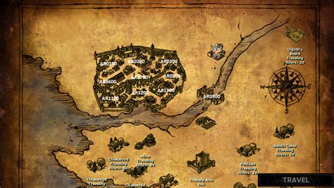 Baldur's Gate Game Map