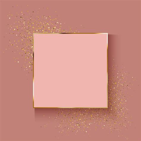 Gold And Pink Glitter Background