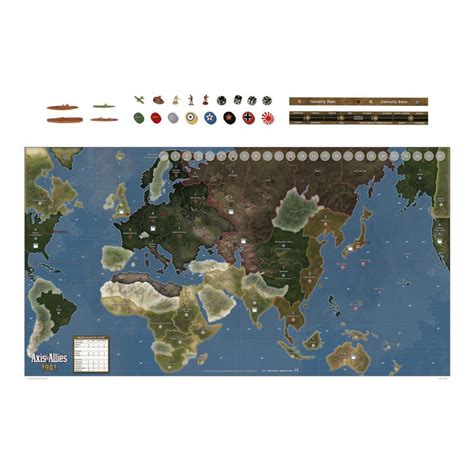 Avalon Hill Axis & Allies 1941 World War II Strategy Board Game, Great ...