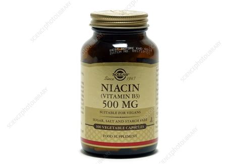 Vitamin B3 supplements - Stock Image - C029/2265 - Science Photo Library