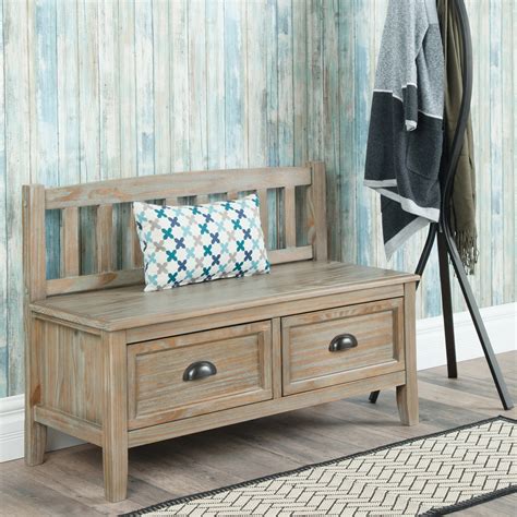 Entryway Bench With Storage