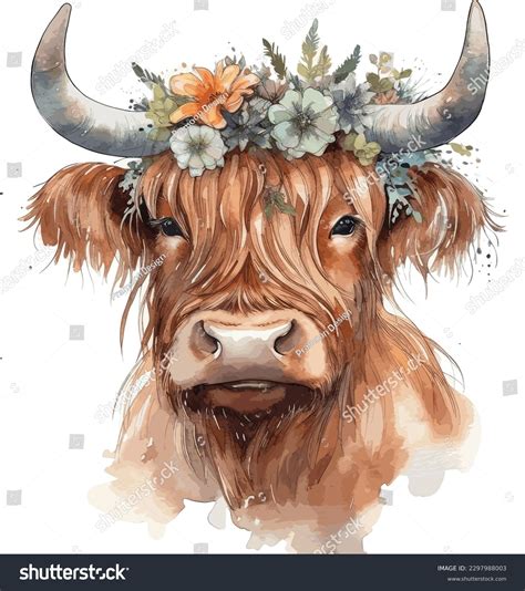 2,835 Watercolor Cows Vector Images, Stock Photos & Vectors | Shutterstock