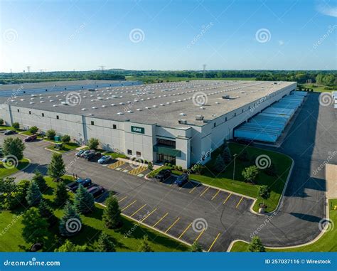 Aerial Shot of the Uline Warehouse in Kenosha Wisconsin Editorial Photo ...