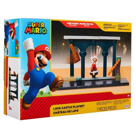 Super Mario - Lava Castle Playset | KaBuM!