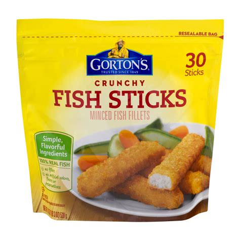 Gorton's Fish Sticks Breaded 20CT 19oz Bag | Garden Grocer