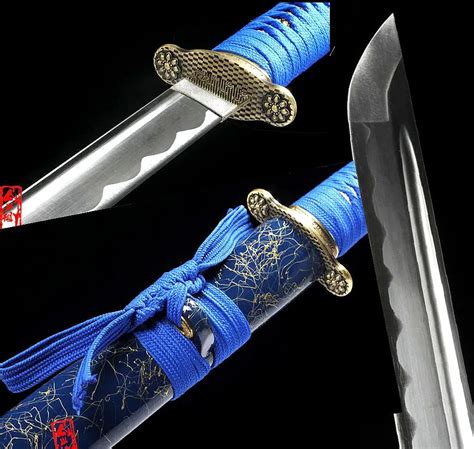 Handmade Japanese Samurai Katana Sword Sharp 1060 High Carbon Steel ...