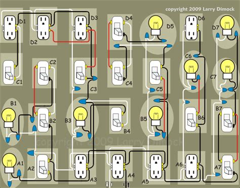 Household Wiring Circuit Diagram