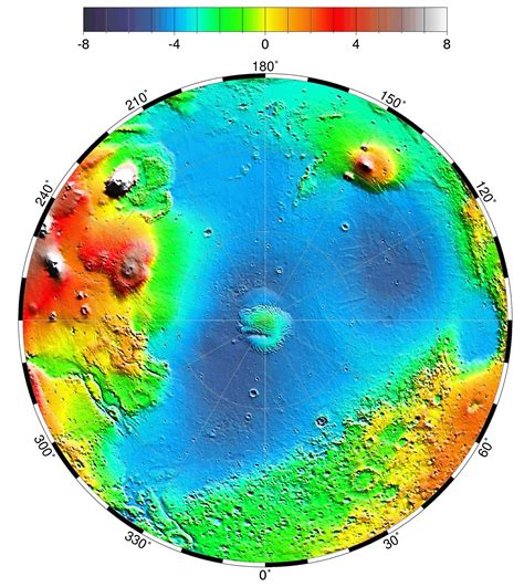 Mars Elevation Map