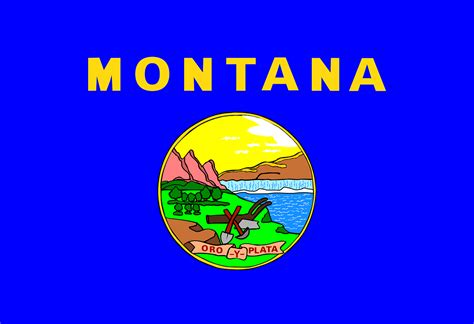 Download Montana, State Flag, Blue. Royalty-Free Vector Graphic - Pixabay