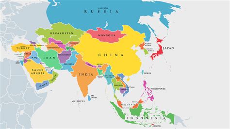 Asia: The Countries and Regions of the Largest Continent | YourDictionary