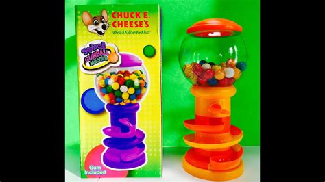 Chucky Cheese Rainbow Spiral Gumball Machine Prize Toy - YouTube