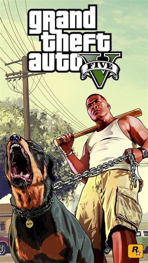 4 GTA 5 Franklin, grand theft auto v chop HD phone wallpaper | Pxfuel