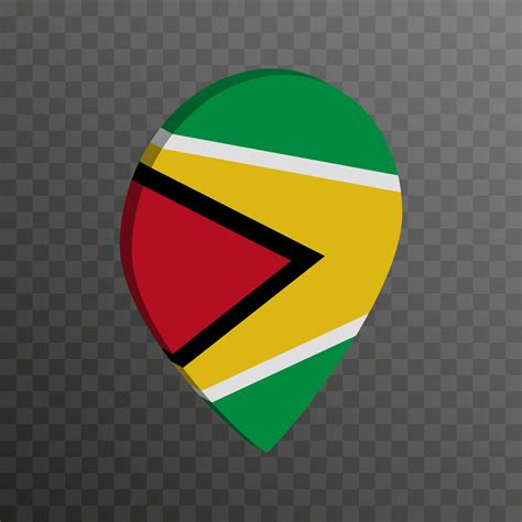 Map pointer with Guyana flag. Vector illustration. 17137835 Vector Art ...