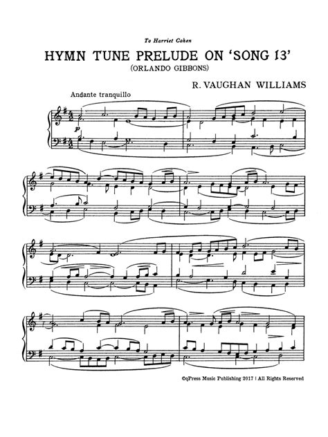 Hymn Tune & Prelude on Song 13 | Piano Files