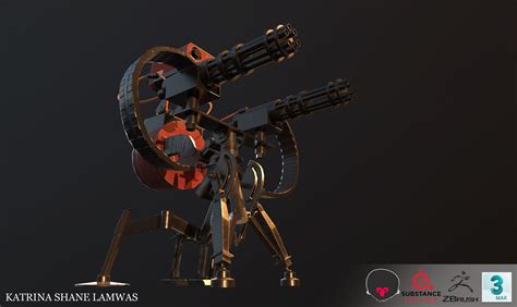 ArtStation - TF2- Sentry Gun Level 3