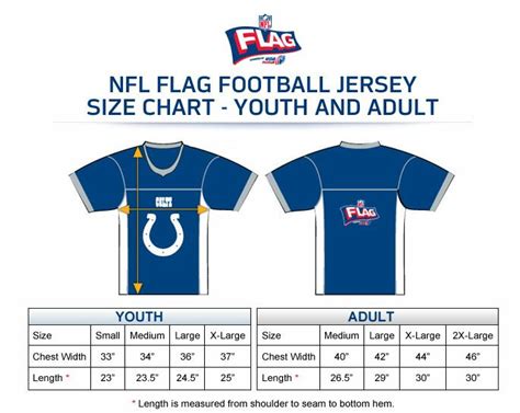 Jersey Sizing Chart