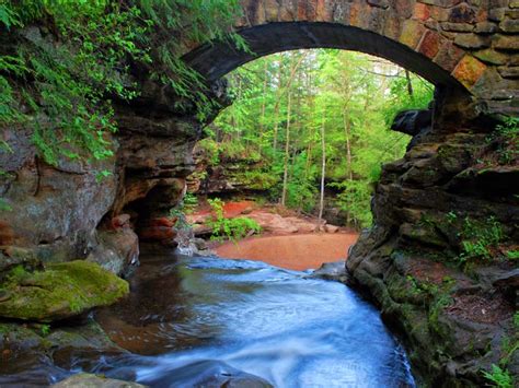 Hocking Hills State Park, an Ohio State Park located near Logan ...