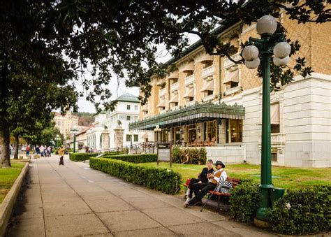 Bathhouse Row - Hot Springs National Park - Arkansas Editorial Stock ...