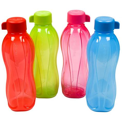 Buy Tupperware Eco Assorted Wtr Bottle 500 ml Pack Of 4 Online at Best ...