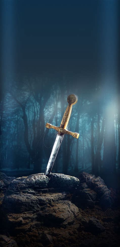 A Nights Sword, cool, fantasy, warrior, HD phone wallpaper | Peakpx