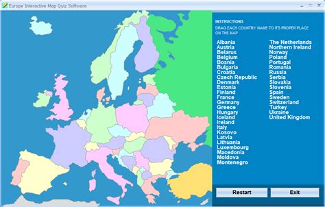 Europe Map Quiz Fill In - United States Map