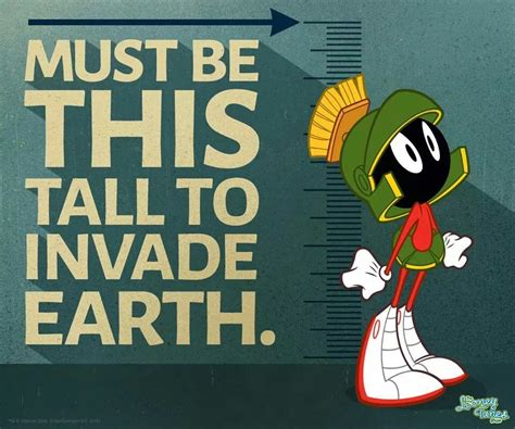 Must be this tall | Marvin the martian, The martian, Marvin the martain