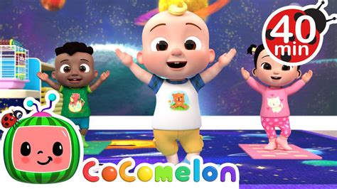 Baby Yoga Song + More Nursery Rhymes & Kids Songs - CoComelon - YouTube