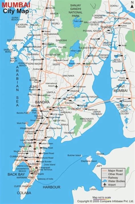 Mumbai Map - India