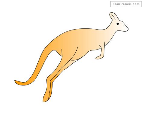 Kangaroo Drawing Easy : Simple Kangaroo Drawing at GetDrawings | Free ...