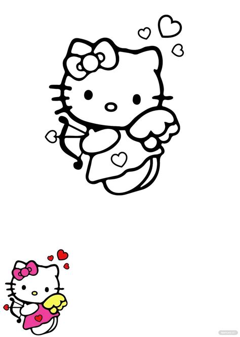 Hello Kitty Coloring Pages Butterfly Coloring Pages