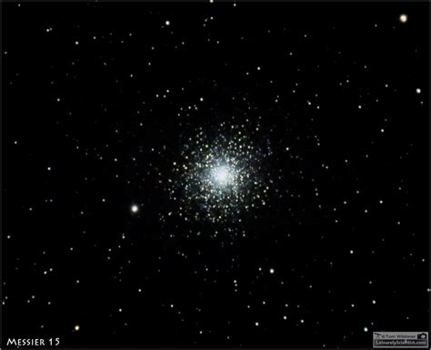 Messier 15 – Globular Cluster in the Constellation Pegasus : Astronomy