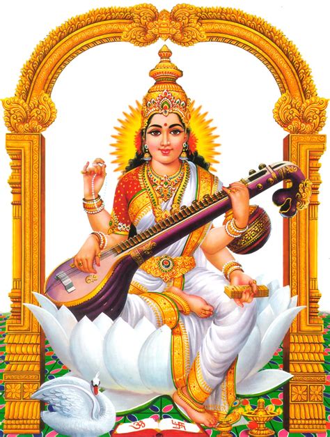 Sri Saraswati Devi - Day 7 Dasara Alankarana • Hari Ome