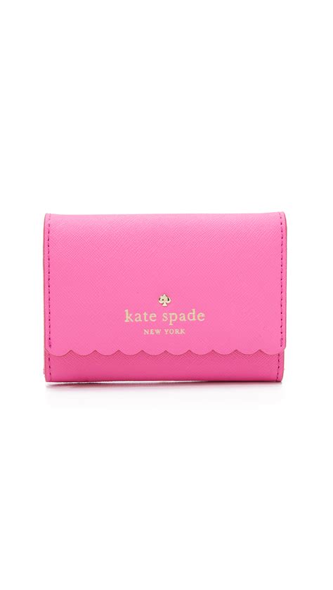 Kate spade new york Darla Small Wallet in Pink | Lyst