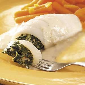 Creamy Spinach Stuffed Flounder Recipes recipe