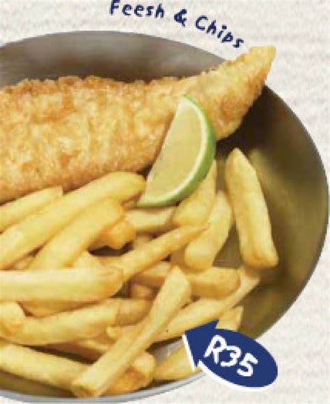 Ocean Basket - R10 hake and chips - Mr. Cape Town