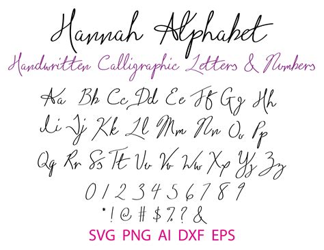 Handwritten Font Svg, Calligraphy Font Svg, Calligraphy Font ...