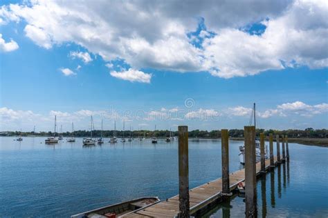 Beaufort SC Waterfront Pier and Boats Stock Image - Image of nature ...