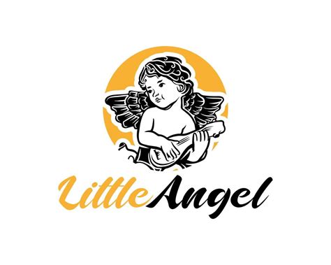 Little angel logo. Angel or cupid baby logo design inspiration 14798832 ...