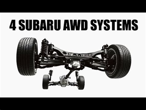 How All Subaru AWD System Works : subaru