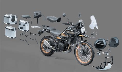 Royal Enfield Himalayan 450 Accessories Price List Out: Details