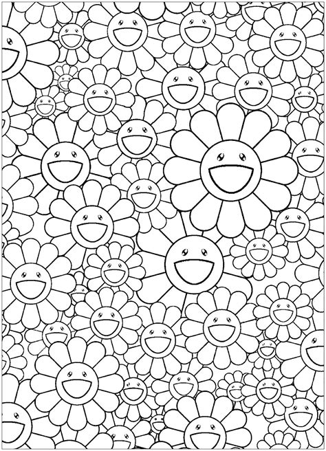 Takashi Murakami - Coloring Pages for Adults