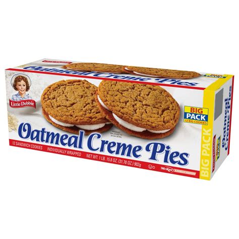 Shop Little Debbie Snacks Little Debbie Oatmeal Big Pack Creme Pies ...