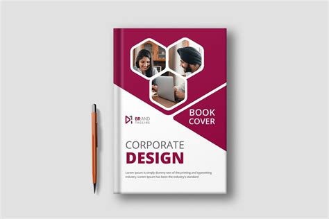 Modern Annual Report Or Corporate Book Cover Design Template In A4 ...