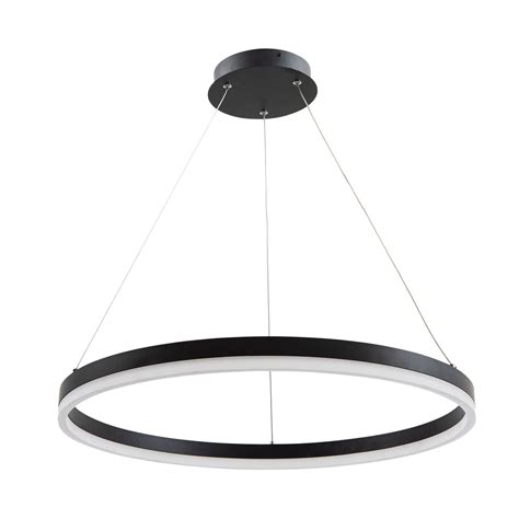 Cronus 60cm LED Hanging Round Halo Ring Pendant Light – Roundabout Lighting