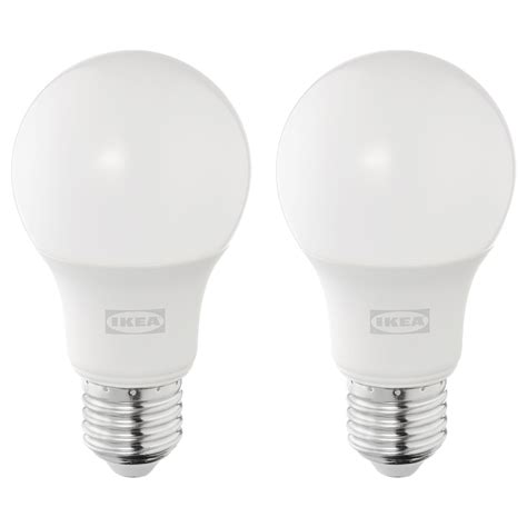 SOLHETTA LED bulb E27 470 lumen, globe opal - IKEA