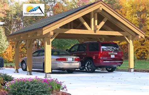 NB-53 Heavy Timber Carport 24' x 24' | EcoHouseMart